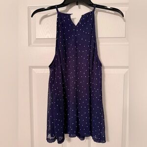 Alice Blue Tank Top in Navy